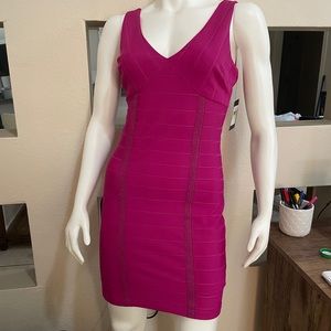 Guess Fuchsia Bandage Dress 4